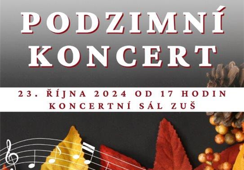 Podzimní koncert ZUŠ